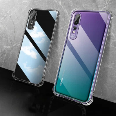 For Huawei P Smart Z P40 P30 P20 Y9A Y7P Clear Slim Soft Silicone TPU Case - Image 1 of 4