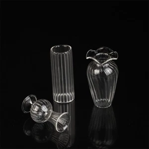 Cute Mini Glass Vase Plant Hydroponic Terrarium Art Plant Hydroponic Table Vase - Bild 1 von 19