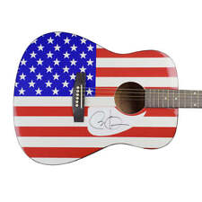 President Barack Obama Autographed Signed Acoustic Guitar USA Flag