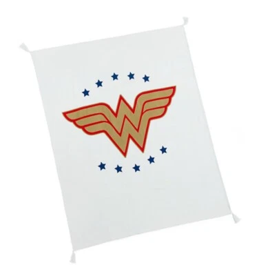 Wonder Woman Cotton Throw Blanket 50” X 60” Foto 1 de 4