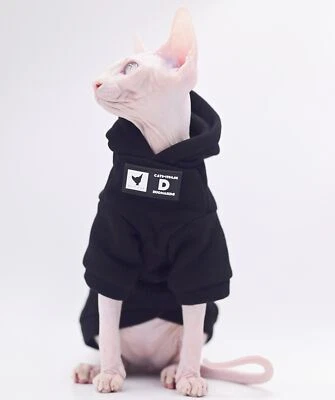 Elegant Warm Sphynx Cat Sweater Winter Warm Fashion Kitty Hairless Cat Clothes  - Image 1 of 4