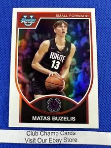 2024 #07B-29 Matas Buzelis Bowman University Inserto cromato 2007-08 Set Bowman - Foto 1 di 2