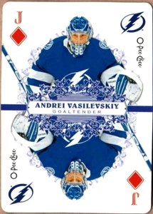 ANDREI VASILEVSKIY 22-23 OPC JACK OF DIAMONDS PLAYING CARD 2022-23 O-PEE-CHEE - Picture 1 of 2
