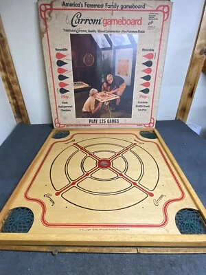 Vintage Carrom Game Board Table Model 108 Board Only With Original Box 1972 - Image 1 of 4