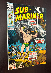 Prince Namor SUB-MARINER #39 (Marvel Comics 1971) -- Bronze Age -- FN+