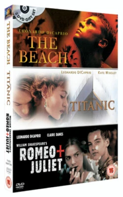Titanic/The Beach/Romeo and Juliet DVD (2004) Leonardo DiCaprio, Cameron (DIR) - Image 1 of 2