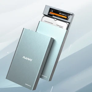 Dual Bay Enclosure NVME M.2 Duplicator for M.2 NVMe and External SATA Hard Disk - Photo 1/12