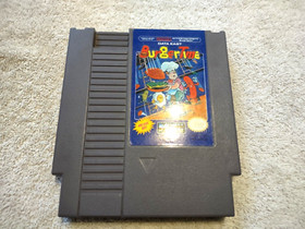 BURGER TIME for the NES CLEANED,  AUTHENTIC Cartridge only Vintage