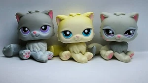 LPS Lot Persian Cat Cat Persian #251 #428 #609 Littlest Pet Shop - 154 - Picture 1 of 6