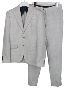 SUITSUPPLY La Spalla / Brescia Suit Men's UK 36 / UK 36L Linen 2 Piece Patterned - Picture 1 of 14