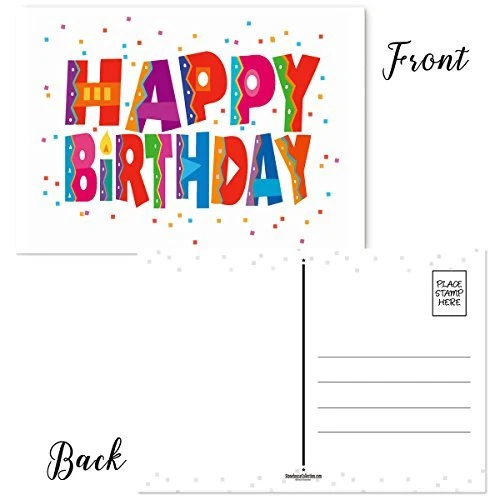 Postales de feliz cumpleaños - 4 x 6 postales de cumpleaños - 40 postales - 17004 Foto 1 de 1