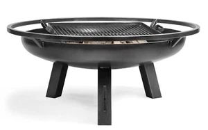 Fire bowl "Porto" Ø 80 cm fire pit for the garden made of steel fire basket grill - Picture 1 of 10