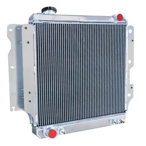 4 Row Aluminum Radiator Fits 1987-2006 Jeep Wrangler YJ/TJ 2.4,2.5,L4,4.0,4.2... - Picture 1 of 9