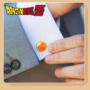 Dragon Ball Z Manschettenknöpfe, 3 Sterne, Geschenk, SCHNELLER & KOSTENLOSER VERSAND - Bild 1 von 3