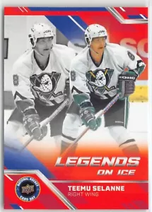 Tarjeta de hockey nacional de cubierta superior 2025 Teemu Selanne Anaheim Ducks #NHCD-27 - Imagen 1 de 2