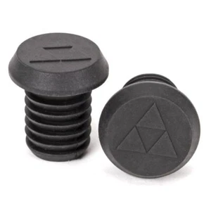 Jet BMX Plastic Push In Bar End Caps, Bicycle Handlebar Plugs, Pair - Picture 1 of 1