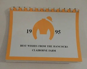 Vintage Claiborne (Pferd) Farm Jahreskalender Jahr 1995, Vollblut Fotos, Neu  - Bild 1 von 6
