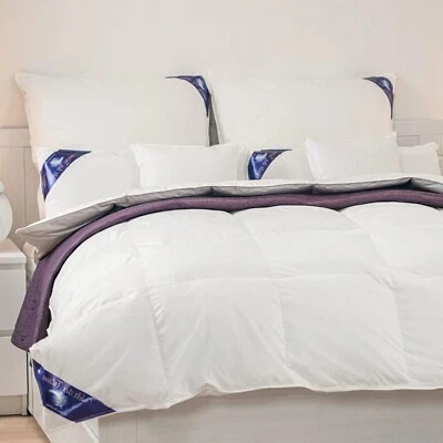 LIEFERFREI KASSETTEN DAUNEN STEPPBETT ZUDECKE DECKE NATUR 135X200 CM 1600 G. - Bild 1 von 4