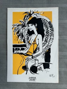 WILL EX-LIBRIS SÉRIGRAPHIE LA BULLE N/S 200 EX 1988 18 x 26 cm EN PARFAIT ÉTAT - Imagen 1 de 1