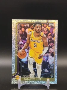 2025-26 Topps Basketball Bronny James Jr. Fanatics Exclusive Logo Border Lakers - Picture 1 of 2