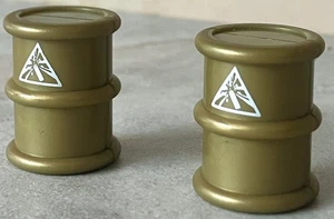 2 goldene Gefahrstofffässer Thomas & seine Freunde Holzeisenbahn - Bild 1 von 6