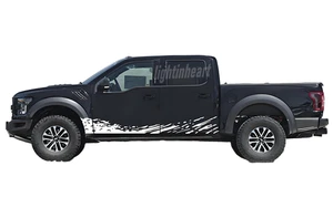 Calcomanía gráfica a rayas de salpicaduras de barro para Ford Raptor F-150 pegatinas de vinilo para puerta lateral - Imagen 1 de 8
