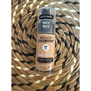 Revlon ColorStay Foundation Matte Finish SPF 15 Medium Beige 240 1 fl oz - Picture 1 of 2