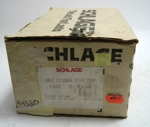 Schlage Store Schloss beidseitig gleichschließend D66PD PLY 626 Satin Chromium - Bild 1 von 4