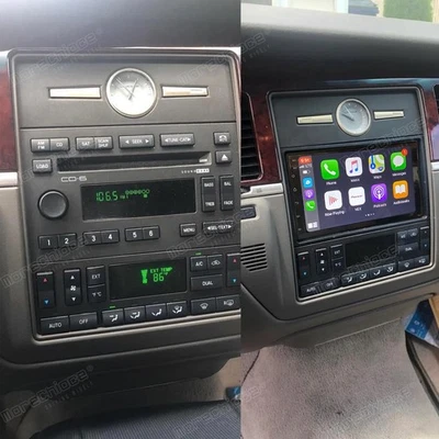 For 2003-2011 Lincoln Town Car Android 15 Navi CarPlay Car Stereo Radio GPS  - Image 1 of 4