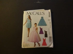 McCalls 6466 Misses Lined Dresses With flower Sewing Pattern size 4-10 - Picture 1 of 1