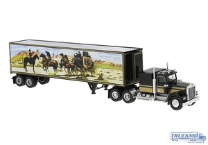 Brekina Kenworth W900 autoarticolato per valigia nero 86255 - Foto 1 di 1