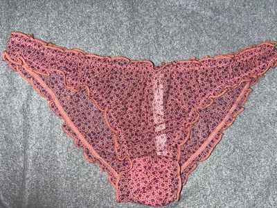 NWT UO Out From Under Floral Ruffle Cheeky Bikini Panty XL - Image 1 of 2