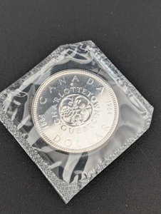 1964 Canadian 1 Dollar .800 Silver - BU Seal - Check my other Silver auction ! - Picture 1 of 2