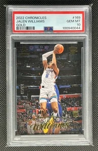 2022-23 Panini Chronicles Jalen Williams Rookie RC 169 Luminance Gold /10 PSA 10 - Picture 1 of 2