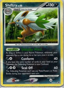 Pokemon TCG Shiftry 13/111 Rising Rivals Holo D - Bild 1 von 2