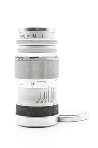 Lente cromada/cuero Leica 9 cm (90 mm) f4 Elmar M39 LTM #622 - Imagen 1 de 8