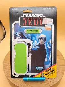 Luke Sywalker Caballero Jedi 1983 65 reverso Guerra de las Galaxias Kenner reverso de tarjeta de colección - Imagen 1 de 10