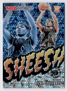2023-24 NBA Hoops Premium Sheesh Bilal Coulibaly #14 Disco Prizm (RC) - Picture 1 of 2
