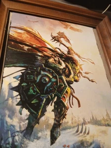 Orkkriegerin. Warcraft gerahmter Kunstdruck 10 x 8 Zoll von Wei. Dark Fantasy Gaming - Bild 1 von 8