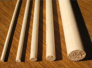 Balsa Dübel 457 mm lang - 25 mm Balsa Dübel. Jeweils - Bild 1 von 1