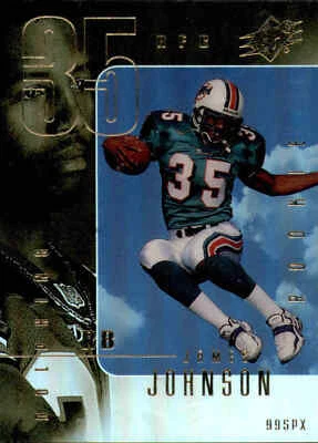 1999 SPx #116 James Johnson RC Rookie Card /1999   - Image 1 of 2