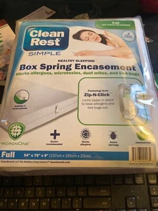 Clean Rest Simple FULL Mattress Encasement BRAND NEW SEALED - Picture 1 of 9
