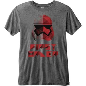 T-shirt ufficiale Star Wars Episodio VIII Primo Ordine Geo (Burn Out) motivo design - Foto 1 di 1
