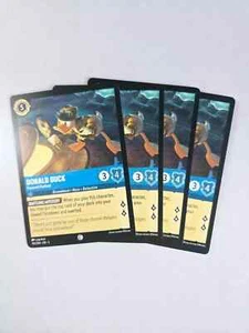 Donald Duck Focused Flatfoot 155/204 Playset 4 cards - Shimmering Skies - Picture 1 of 1
