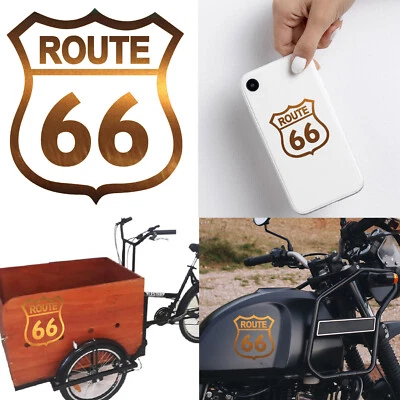 PEGATINASJOSELUIS Route 66, pegatina de vinilo versión v3b