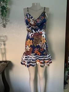 Chicways Größe M Damen Rüschenkleid ärmellos - Bild 1 von 7
