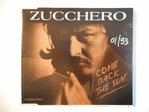 ZUCCHERO : COME BACK THE SUN ♦ CD SINGLE ITALIE PORT GRATUIT ♦ - Picture 1 of 2