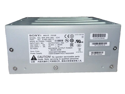 Sony APS-380 600W für Cisco 3900/3925/3945 Series 8-681-462-11 - Image 1 of 3