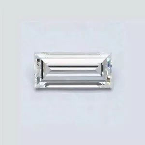 Baguette Cut Loose Faceted Diamond Natural White 'D' Color 3.00 Ct VVS1 Unheated - Picture 1 of 4
