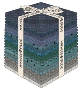 Fat Quarter Bundle Woolies Flannel Stormy Seas 20 Count Fat Quarters M209.20 - Picture 1 of 2